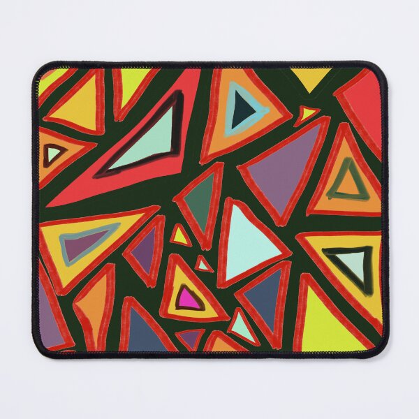 Item preview, Colorful Mosaic Triangle Pattern designed and sold by TheGoodBook2.