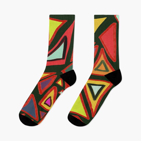 Item preview, Colorful Mosaic Triangle Pattern designed and sold by TheGoodBook2.