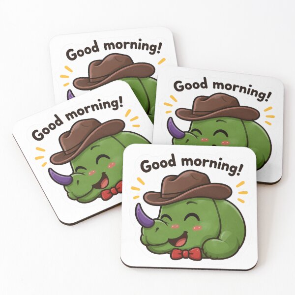 Item preview, Howdy Triceracorn Good Morning Cowboy Dinosaur designed and sold by ZazuCo.