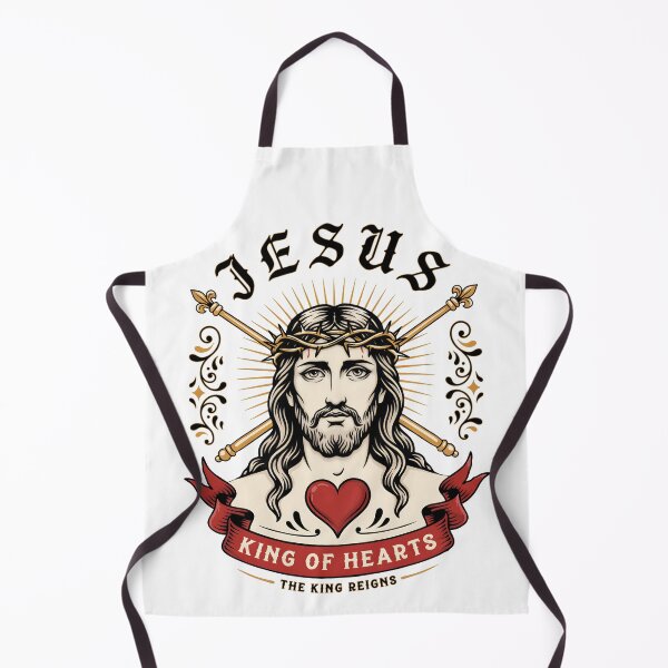 Item preview, Jesus King of Hearts Sacred Faith Artwork designed and sold by OlizaPrint.