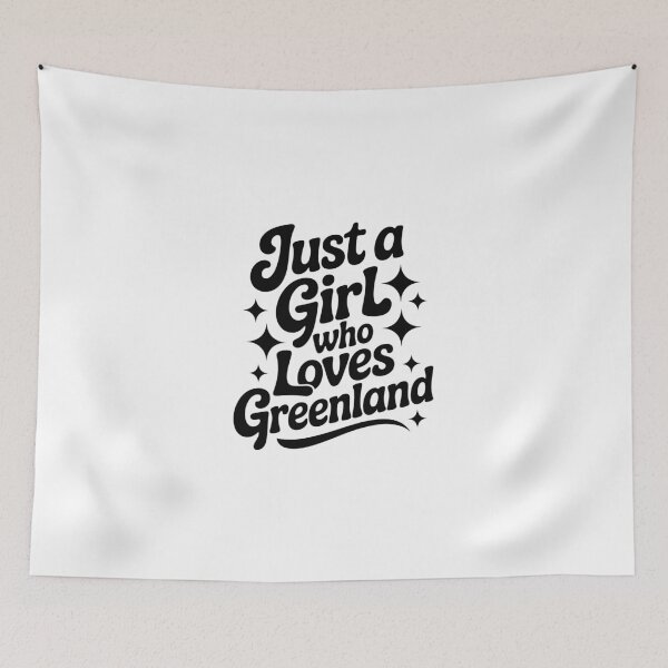 Item preview, Just a Girl Who Loves Greenland designed and sold by jkrphoto.