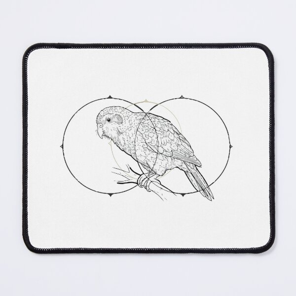 Item preview, Geometric Kakapo Parrot Minimalist Fine Line Art designed and sold by ArcApparel2020.