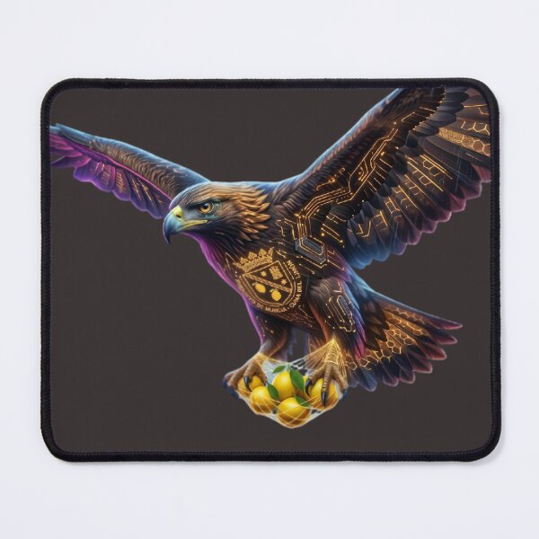 Item preview, Cybernetic Neon Eagle – Luminous Wings of Power designed and sold by Neo Tokio.