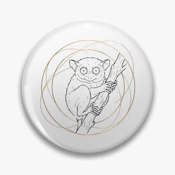 Item preview, Sacred Geometry Philippine Tarsier Minimalist Art designed and sold by ArcApparel2020.
