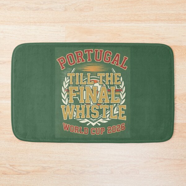 Item preview, Portugal Soccer Till The Final Whistle Vintage Green Sports designed and sold by rebuZZ-Apparels-The Minimalistic Buzz.