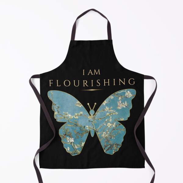 Item preview, I AM FLOURISHING | Almond Blossom Butterfly | Christian Wall Art | Identity in Christian designed and sold by KittenAndCo.