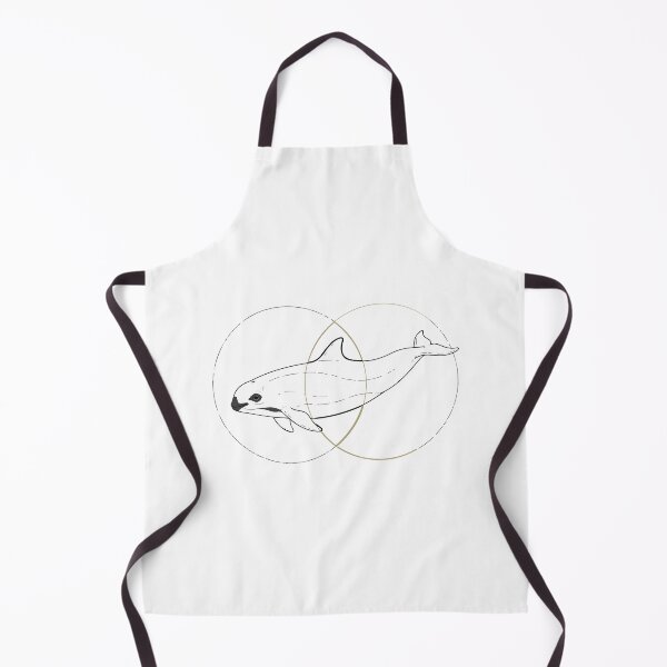 Item preview, Minimalist Vaquita Porpoise Geometric Line Art designed and sold by ArcApparel2020.