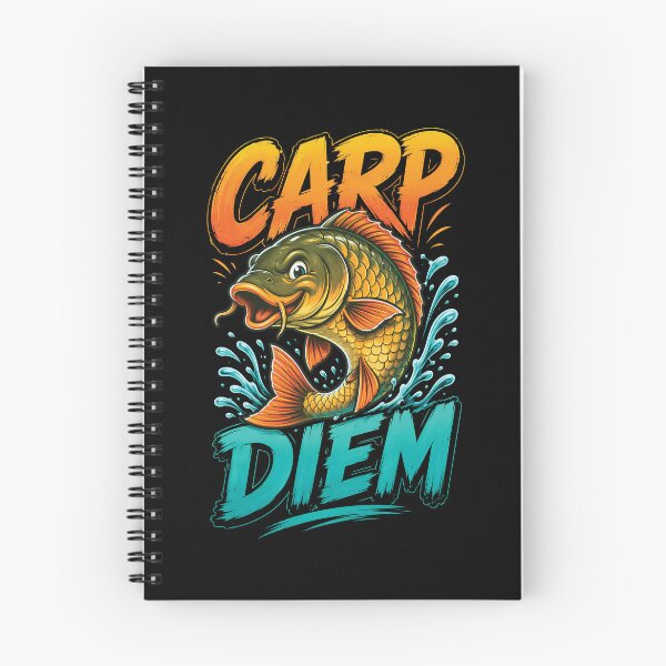 Item preview, Carp Diem Funny Fishing Pun designed and sold by Victor Shadehorn.