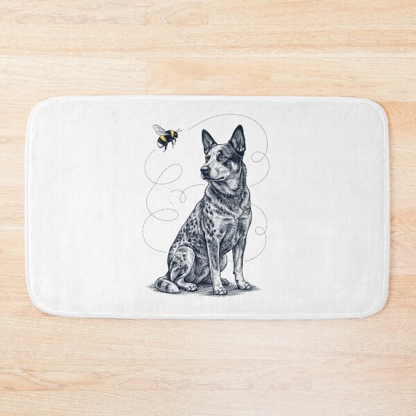 Item preview, Australian Cattle Dog Bumble Bee Honeybee Dog Lover designed and sold by Kimberley King Art  King Art.