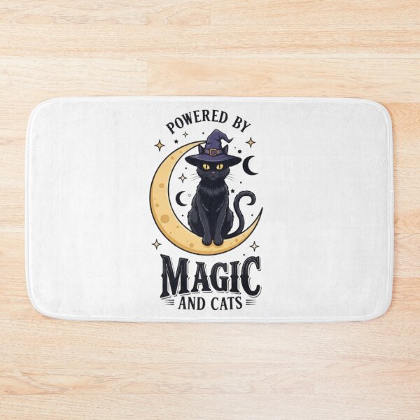 Item preview, Spooky Black Cat Witch Halloween Magic designed and sold by PixelStyle Studio.
