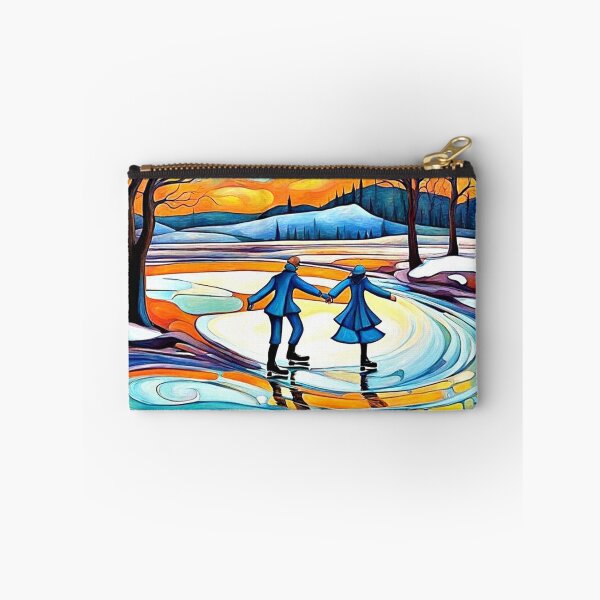 Item preview, Ice Skating at Sunset designed and sold by George Hutton Hunter.