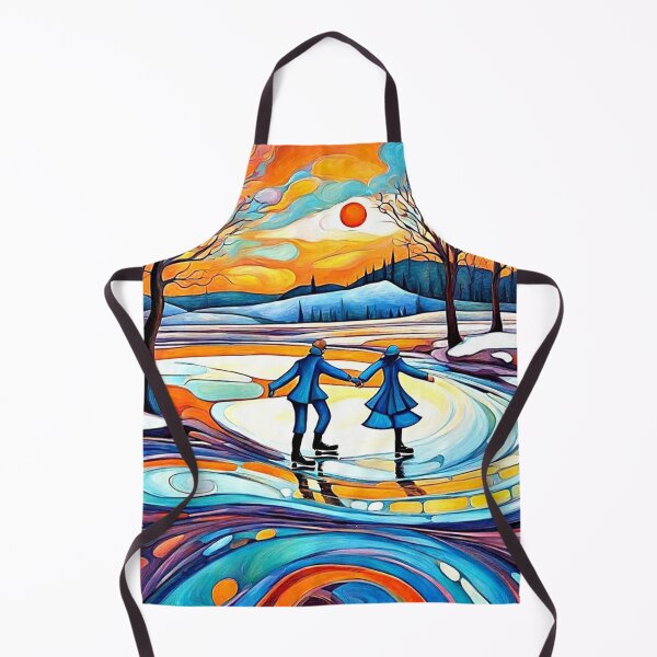 Item preview, Ice Skating at Sunset designed and sold by George Hutton Hunter.