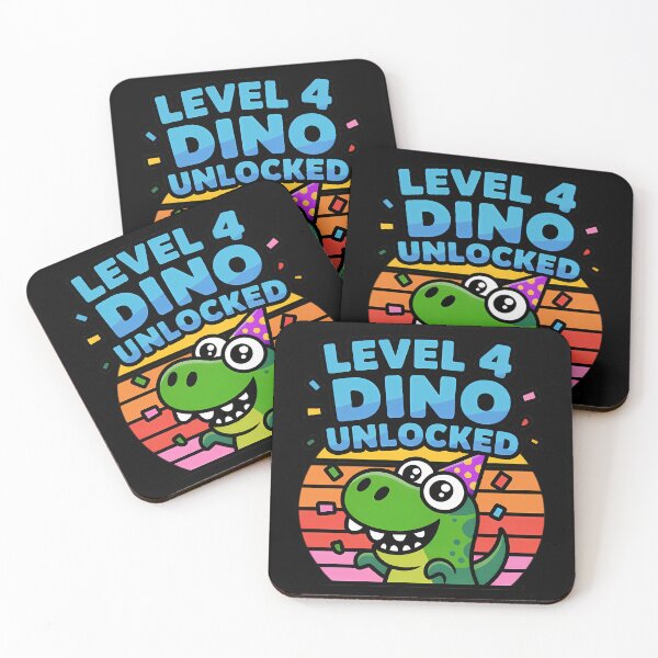 Item preview, Fourth Birthday Dino Celebration designed and sold by Stick-Artistry.