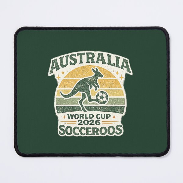 Item preview, Australia Socceroos World Cup 2026 Vintage Soccer Fan Shirt designed and sold by ArthUpscale.