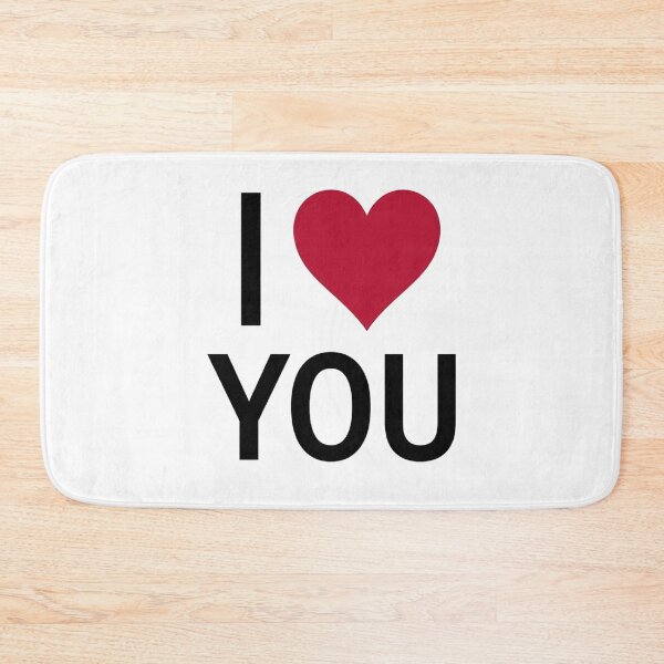 Item preview, Classic I Love You Minimalist Typography Design designed and sold by CichyZabojca01.