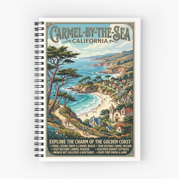 Item preview, Visit Carmel by the Sea designed and sold by Theodor Decker.