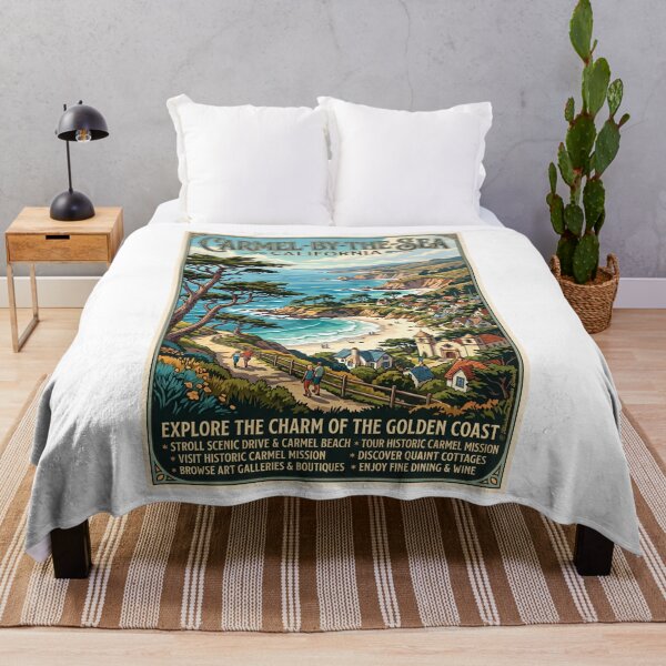 Item preview, Visit Carmel by the Sea designed and sold by Theodor Decker.