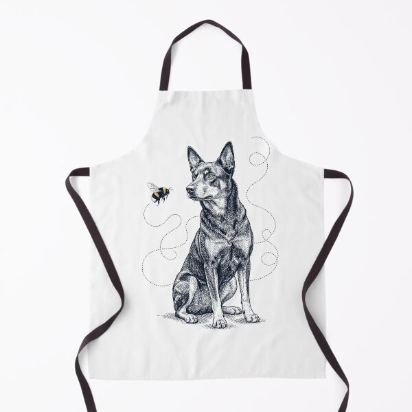 Item preview, Australian Kelpie Bumble Bee Honeybee Dog Lover designed and sold by Kimberley King Art King Art.