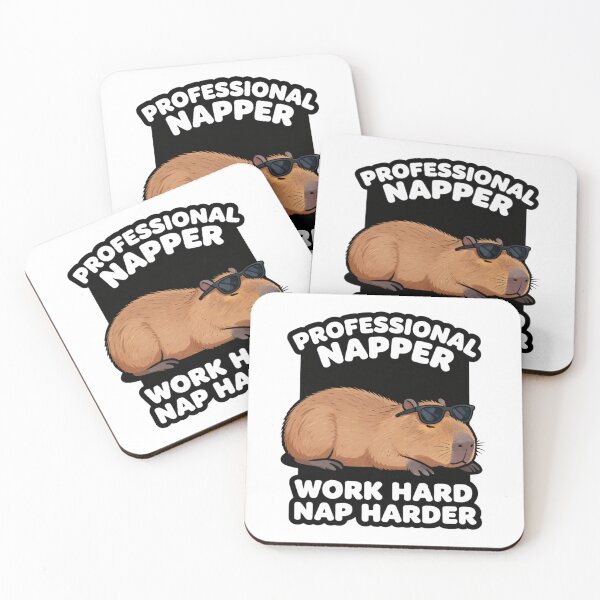 Item preview, Professional Napper Capybara Funny Meme designed and sold by Technoexpert.