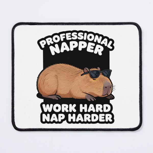 Item preview, Professional Napper Capybara Funny Meme designed and sold by Technoexpert.