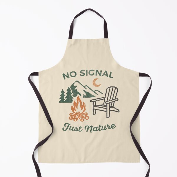 Item preview, No Signal, Just Nature – Retro Camping & Outdoor Adventure Design designed and sold by niclothing.