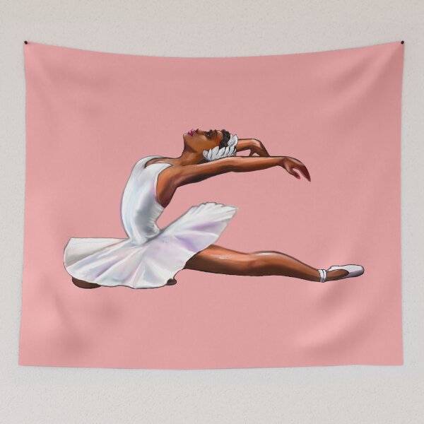 Item preview, Black Ballerina - Swan Lake Odette Art African American dancer designed and sold by Artonmytee.