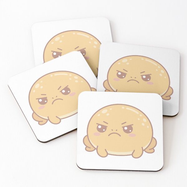 Item preview, Grumpy Spherical Desert Rain Frog Chibi Art designed and sold by ArcApparel2020.