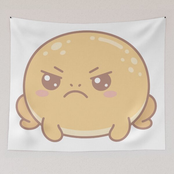 Item preview, Grumpy Spherical Desert Rain Frog Chibi Art designed and sold by ArcApparel2020.