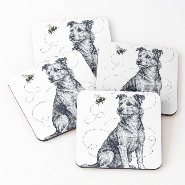 Item preview, Australian Terrier Bumble Bee Honeybee Dog Lover designed and sold by Kimberley King Art  King Art.