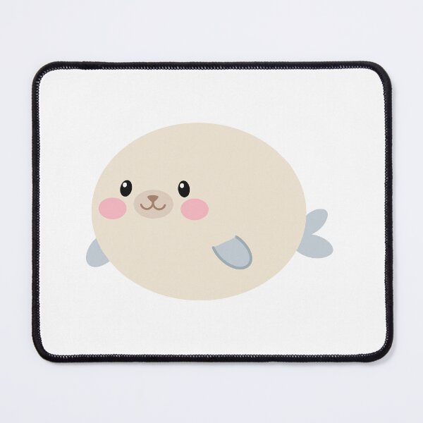 Item preview, Kawaii Round Chubby Seal Ocean Chibi designed and sold by ArcApparel2020.