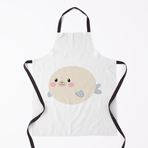 Item preview, Kawaii Round Chubby Seal Ocean Chibi designed and sold by ArcApparel2020.