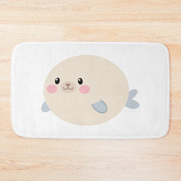 Item preview, Kawaii Round Chubby Seal Ocean Chibi designed and sold by ArcApparel2020.