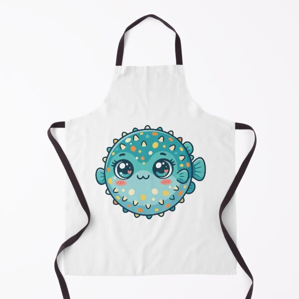 Item preview, Cute Spherical Pufferfish Kawaii Ocean Art designed and sold by Arc2020.