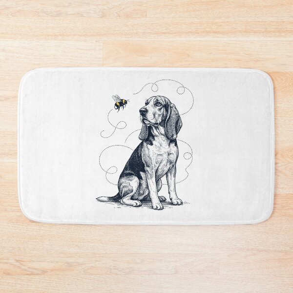 Item preview, Basset Hound Bumble Bee Honeybee Dog Lover designed and sold by Kimberley King Art  King Art.