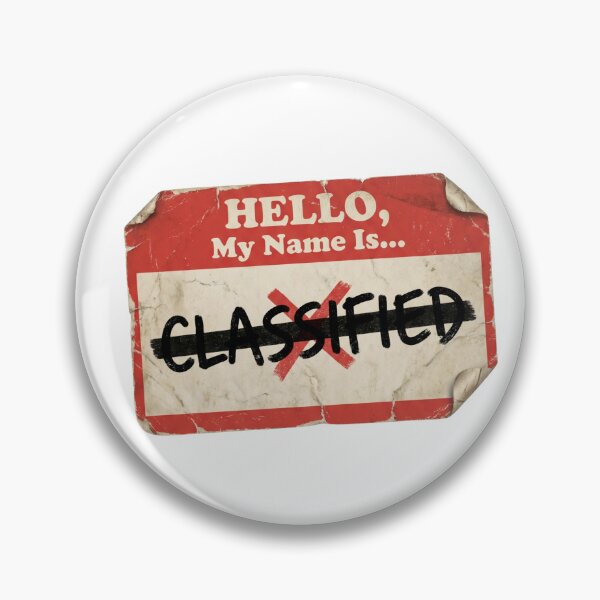 Item preview, Name tag Collection: "Classified" designed and sold by HouseofRome.