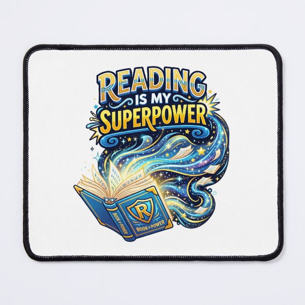 Item preview, Reading Is My Superpower Book Lover Design designed and sold by Pixel Analytics.