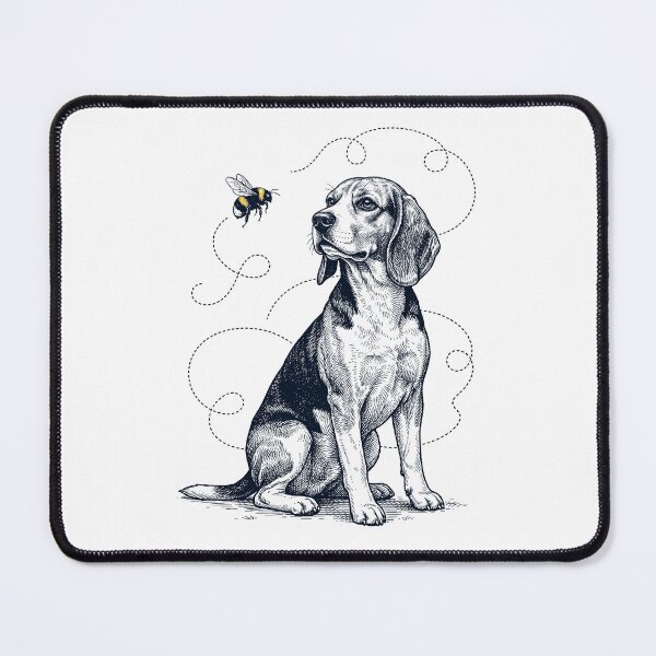 Item preview, Beagle Bumble Bee Honeybee Dog Lover designed and sold by Kimberley King Art King Art.
