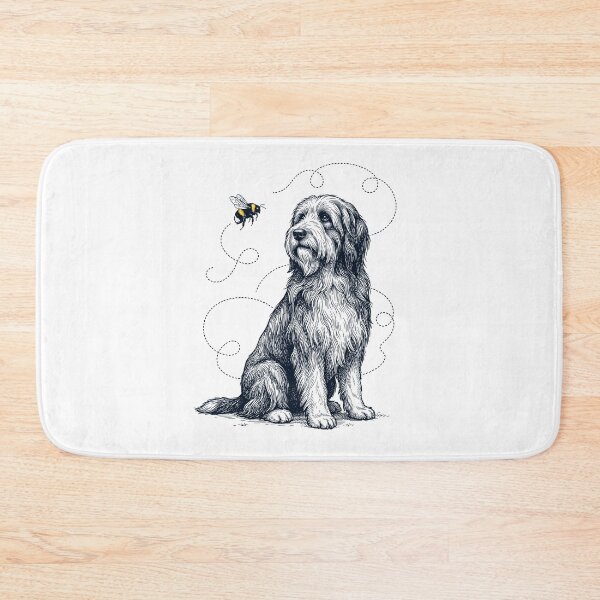 Item preview, Bearded Collie Bumble Bee Honeybee Dog Lover designed and sold by Kimberley King Art  King Art.