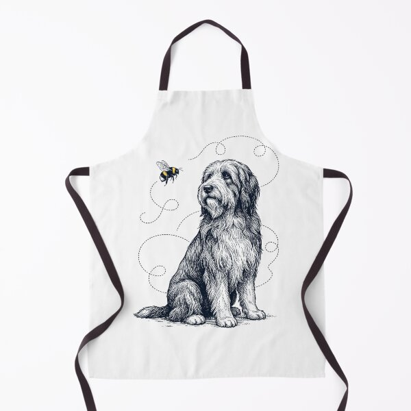 Item preview, Bearded Collie Bumble Bee Honeybee Dog Lover designed and sold by Kimberley King Art  King Art.