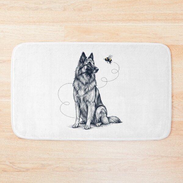 Item preview, Belgian Tervuren Bumble Bee Honeybee Dog Lover designed and sold by Kimberley King Art  King Art.