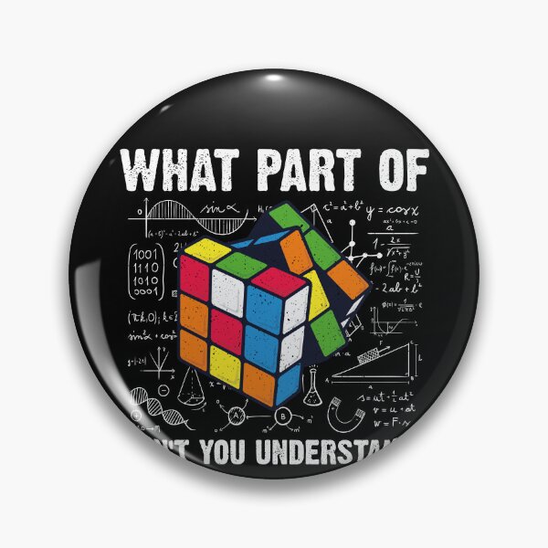 Item preview, What Part Of Don't You Understand? Rubik's Cube Puzzle Logic Cuber designed and sold by PopStars1993.