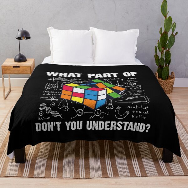 Item preview, What Part Of Don't You Understand? Rubik's Cube Puzzle Logic Cuber designed and sold by PopStars1993.
