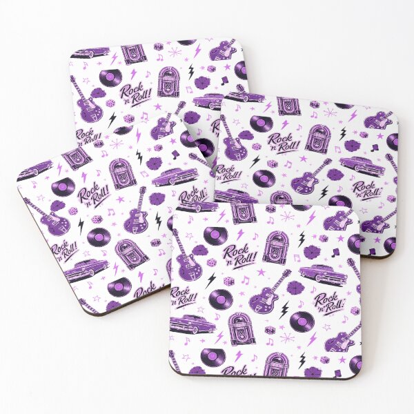 Item preview, Copy of Rock and Roll Wallpaper Retro 1950s Music Pattern designed and sold by Hookesmode.