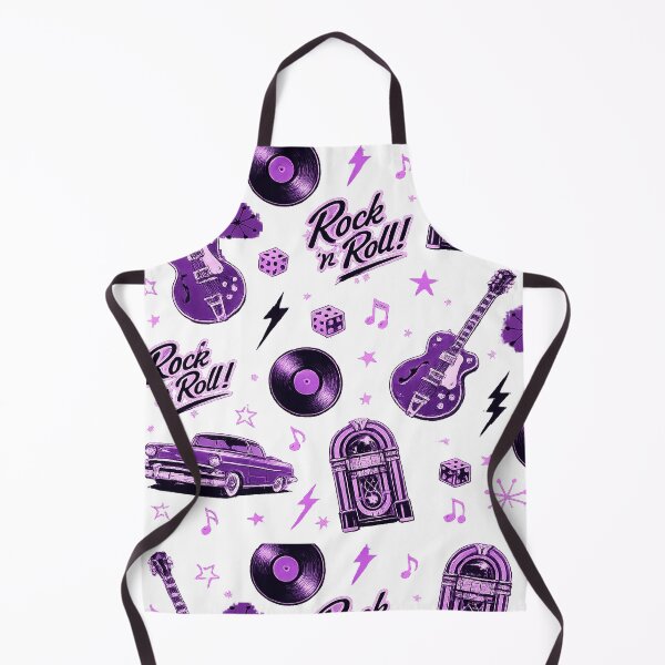 Item preview, Copy of Rock and Roll Wallpaper Retro 1950s Music Pattern designed and sold by Hookesmode.