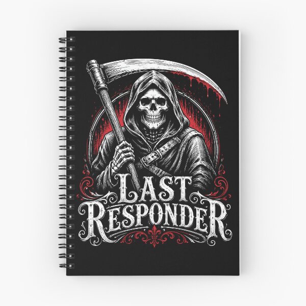 Item preview, Last Responder Grim Reaper Dark Humor designed and sold by Victor Shadehorn.