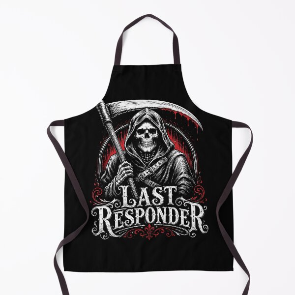 Item preview, Last Responder Grim Reaper Dark Humor designed and sold by Victor Shadehorn.