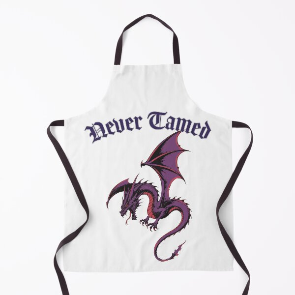 Item preview, Never Tamed Purple Dragon Gothic Streetwear Art Print — Dark Fantasy Creature Illustration designed and sold by MRKD.World.