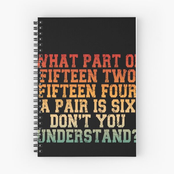Item preview, What Part Of Fifteen Two Fifteen Four A Pair Is Six Don't You Understand? Cribbage Player Card Game designed and sold by PopStars1993.