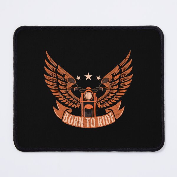 Item preview, Born To Ride Motorcycle Wings | Biker Freedom Chopper Graphic designed and sold by KAYJAY DESIGNS.