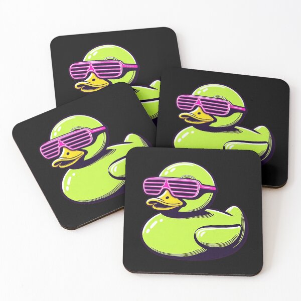 Item preview, Funny Duck Birthday Gift for Teens — Neon Rubber Duck Present designed and sold by PixelQ.